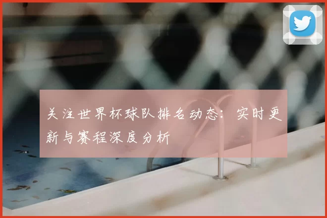 关注世界杯球队排名动态：实时更新与赛程深度分析