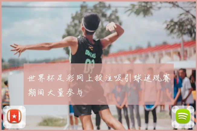 世界杯足彩网上投注吸引球迷观赛期间大量参与