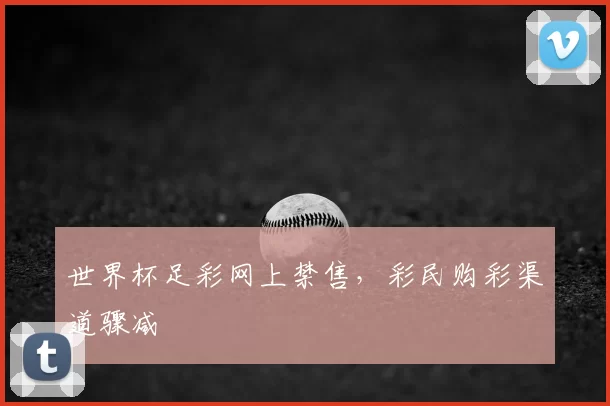 世界杯足彩网上禁售，彩民购彩渠道骤减